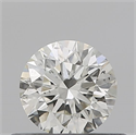 Natural Diamond 0.40 Carats, Round with Excellent Cut, K Color, SI1 Clarity and Certified by GIA