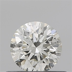 Picture of Natural Diamond 0.40 Carats, Round with Excellent Cut, K Color, SI1 Clarity and Certified by GIA