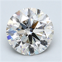 2.01 quilates, Redondo Diamante , Color J, claridad I1 y certificado por GIA