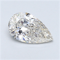 1.00 Carats, Pear Diamond with  Cut, I Color, VS1 Clarity and Certified by GIA