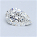0.72 Carats, Pear Diamond with  Cut, F Color, VS2 Clarity and Certified by GIA