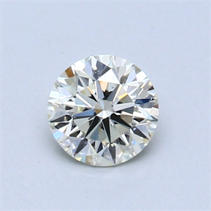 Picture of 0.50 Carats, Round Diamond with Excellent Cut, I Color, VVS2 Clarity and Certified by EGL