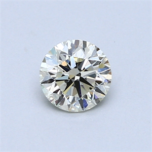 Picture of 0.50 Carats, Round Diamond with Very Good Cut, M Color, VVS2 Clarity and Certified by GIA