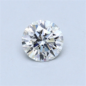 Picture of 0.50 Carats, Round Diamond with Excellent Cut, D Color, VS2 Clarity and Certified by GIA