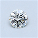 0.51 Carats, Round Diamond with Excellent Cut, H Color, VVS1 Clarity and Certified by EGL