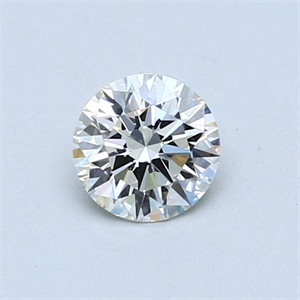 Picture of 0.51 Carats, Round Diamond with Excellent Cut, H Color, VVS1 Clarity and Certified by EGL