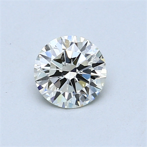 Picture of 0.51 Carats, Round Diamond with Excellent Cut, H Color, VVS1 Clarity and Certified by EGL