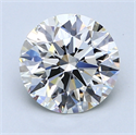 1.80 Carats, Round Diamond with Excellent Cut, I Color, VS1 Clarity and Certified by GIA