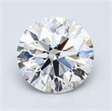 1.51 Carats, Round Diamond with Very Good Cut, H Color, VS1 Clarity and Certified by GIA