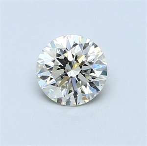 Picture of 0.52 Carats, Round Diamond with Very Good Cut, L Color, VS2 Clarity and Certified by GIA