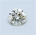 0.51 Carats, Round Diamond with Very Good Cut, M Color, VS1 Clarity and Certified by GIA