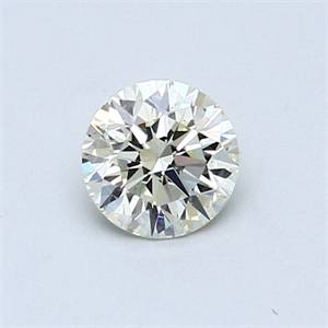 Picture of 0.51 Carats, Round Diamond with Very Good Cut, L Color, VS2 Clarity and Certified by GIA