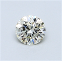 0.51 Carats, Round Diamond with Very Good Cut, M Color, VS1 Clarity and Certified by GIA