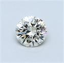 0.51 Carats, Round Diamond with Very Good Cut, M Color, VS2 Clarity and Certified by GIA