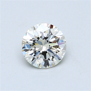 Picture of 0.51 Carats, Round Diamond with Excellent Cut, L Color, VS1 Clarity and Certified by GIA