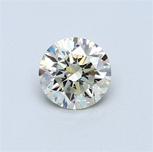 Picture of 0.50 Carats, Round Diamond with Good Cut, L Color, VS1 Clarity and Certified by GIA