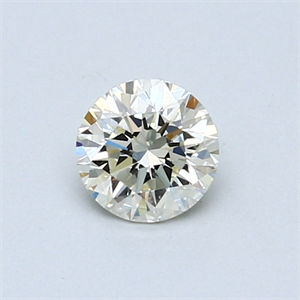 Picture of 0.50 Carats, Round Diamond with Very Good Cut, M Color, VVS2 Clarity and Certified by GIA