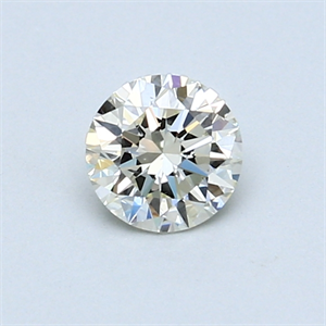 Picture of 0.50 Carats, Round Diamond with Very Good Cut, L Color, VS1 Clarity and Certified by GIA