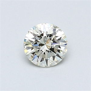 Picture of 0.48 Carats, Round Diamond with Excellent Cut, L Color, VS2 Clarity and Certified by GIA