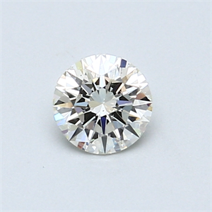 Picture of 0.45 Carats, Round Diamond with Excellent Cut, J Color, VS2 Clarity and Certified by GIA