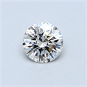 0.44 Carats, Round Diamond with Excellent Cut, I Color, VS1 Clarity and Certified by GIA