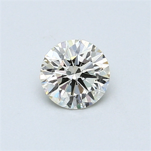 Picture of 0.42 Carats, Round Diamond with Excellent Cut, L Color, VS2 Clarity and Certified by GIA