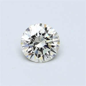 Picture of 0.41 Carats, Round Diamond with Excellent Cut, L Color, VVS1 Clarity and Certified by GIA