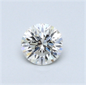 0.40 Carats, Round Diamond with Excellent Cut, I Color, VVS2 Clarity and Certified by GIA