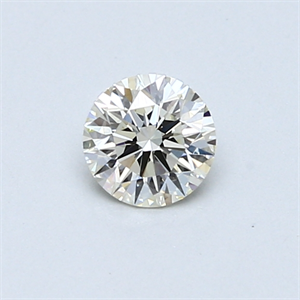 Picture of 0.40 Carats, Round Diamond with Excellent Cut, I Color, VVS1 Clarity and Certified by EGL