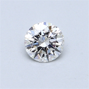 Picture of 0.41 Carats, Round Diamond with Excellent Cut, F Color, SI1 Clarity and Certified by GIA