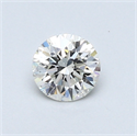 0.43 Carats, Round Diamond with Excellent Cut, G Color, VS1 Clarity and Certified by EGL