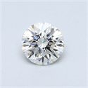 0.41 Carats, Round Diamond with Excellent Cut, G Color, VVS1 Clarity and Certified by EGL