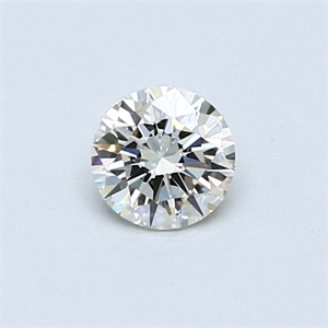 Picture of 0.37 Carats, Round Diamond with Excellent Cut, H Color, VVS1 Clarity and Certified by EGL