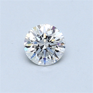 Picture of 0.40 Carats, Round Diamond with Very Good Cut, E Color, SI1 Clarity and Certified by GIA