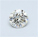 0.43 Carats, Round Diamond with Excellent Cut, I Color, VVS1 Clarity and Certified by EGL