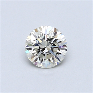 Picture of 0.43 Carats, Round Diamond with Excellent Cut, H Color, VVS1 Clarity and Certified by EGL