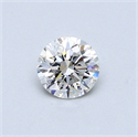 0.43 Carats, Round Diamond with Very Good Cut, I Color, SI1 Clarity and Certified by GIA