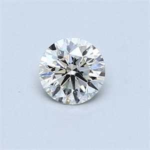 Picture of 0.40 Carats, Round Diamond with Very Good Cut, I Color, SI1 Clarity and Certified by GIA