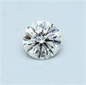 0.41 Carats, Round Diamond with Very Good Cut, D Color, SI2 Clarity and Certified by GIA