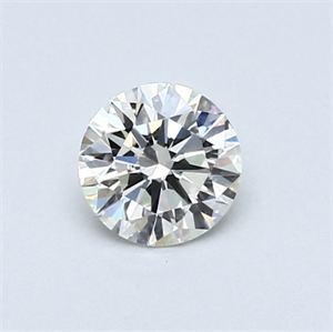 Picture of 0.41 Carats, Round Diamond with Excellent Cut, K Color, VS2 Clarity and Certified by GIA