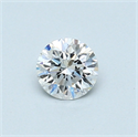0.40 Carats, Round Diamond with Very Good Cut, D Color, VS2 Clarity and Certified by GIA