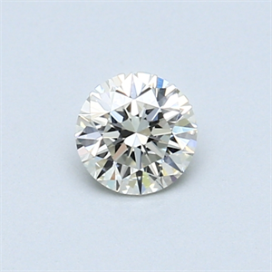 Picture of 0.40 Carats, Round Diamond with Excellent Cut, H Color, VVS1 Clarity and Certified by EGL