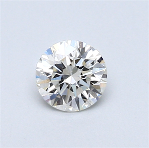 Picture of 0.40 Carats, Round Diamond with Very Good Cut, I Color, SI1 Clarity and Certified by GIA