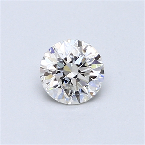 Picture of 0.41 Carats, Round Diamond with Very Good Cut, H Color, VS2 Clarity and Certified by GIA