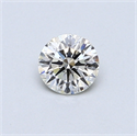 0.40 Carats, Round Diamond with Excellent Cut, G Color, VVS2 Clarity and Certified by EGL