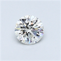 0.41 Carats, Round Diamond with Very Good Cut, I Color, SI1 Clarity and Certified by GIA