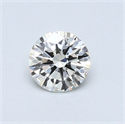 0.40 Carats, Round Diamond with Excellent Cut, G Color, IF Clarity and Certified by EGL