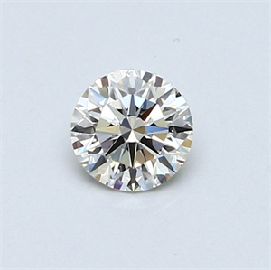 Picture of 0.41 Carats, Round Diamond with Excellent Cut, H Color, VVS2 Clarity and Certified by EGL