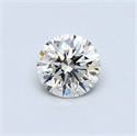 0.46 Carats, Round Diamond with Excellent Cut, G Color, VS2 Clarity and Certified by EGL