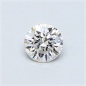 0.42 Carats, Round Diamond with Very Good Cut, E Color, SI2 Clarity and Certified by GIA